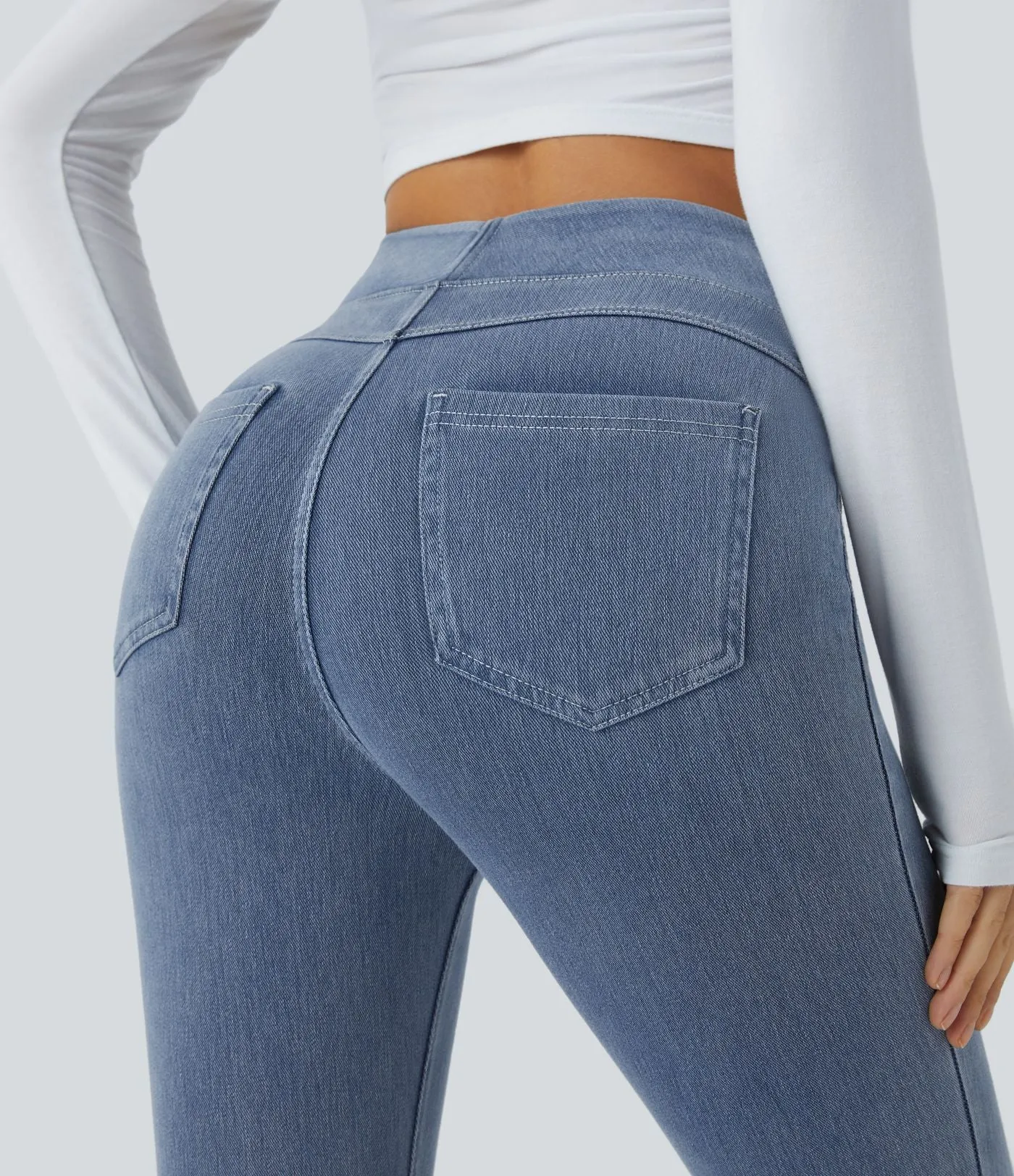 Halara Flex™ Jeans made from stretchy knit denim