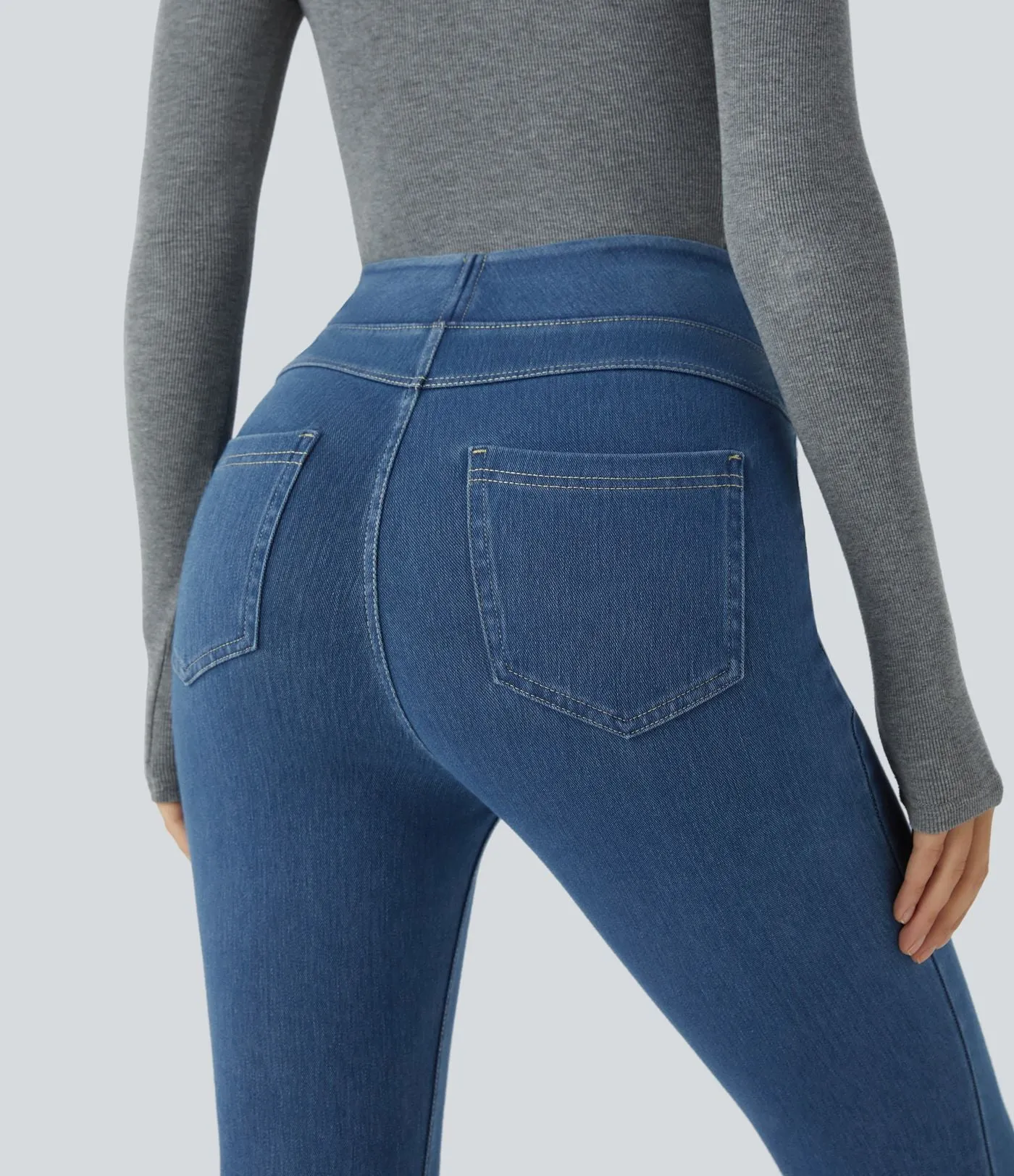 Halara Flex™ Jeans made from stretchy knit denim