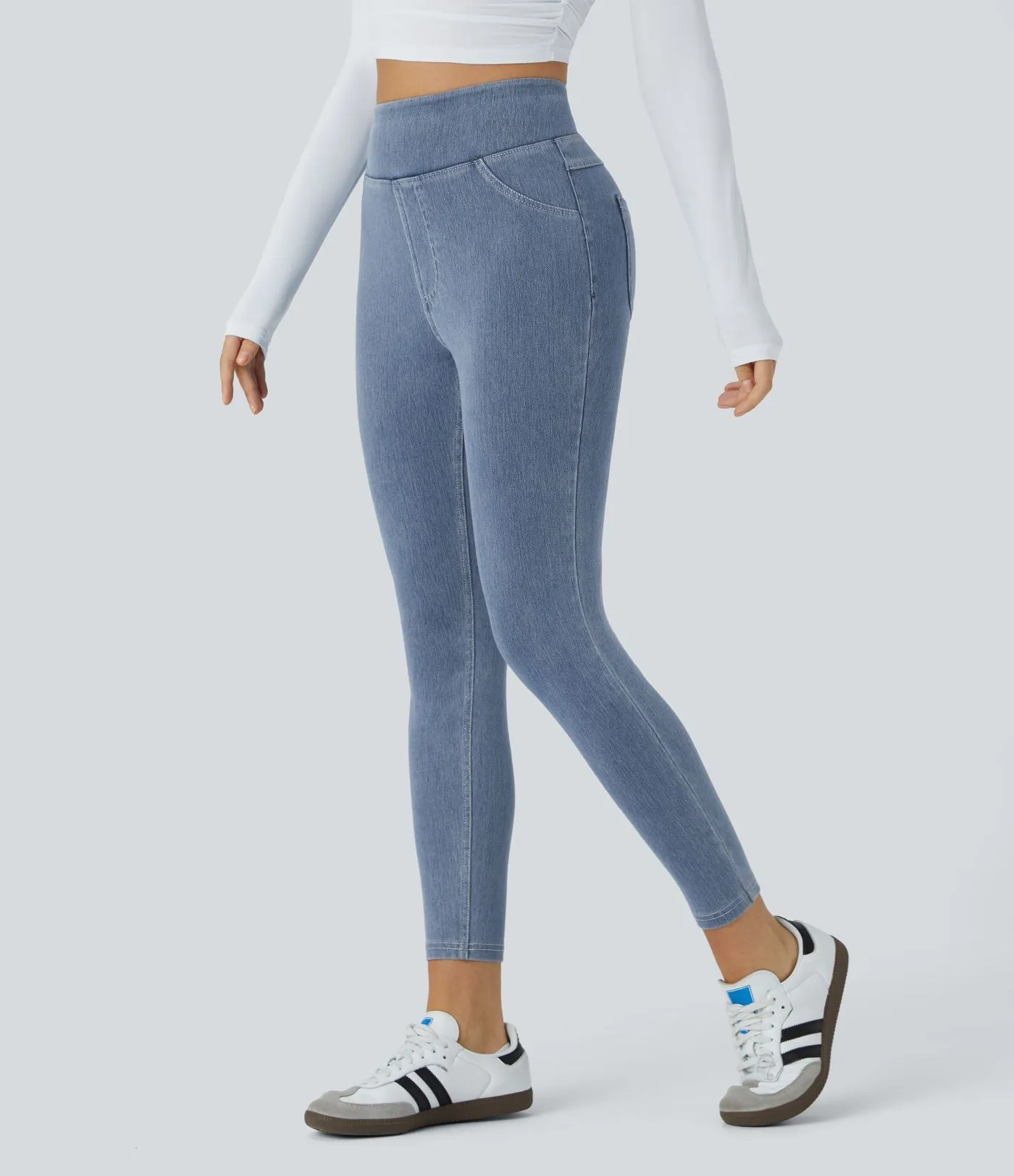 Halara Flex™ Jeans made from stretchy knit denim