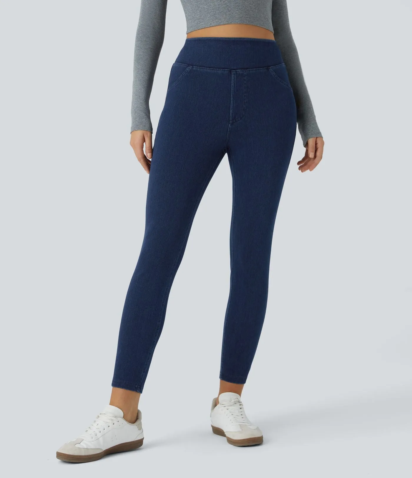 Halara Flex™ Jeans made from stretchy knit denim