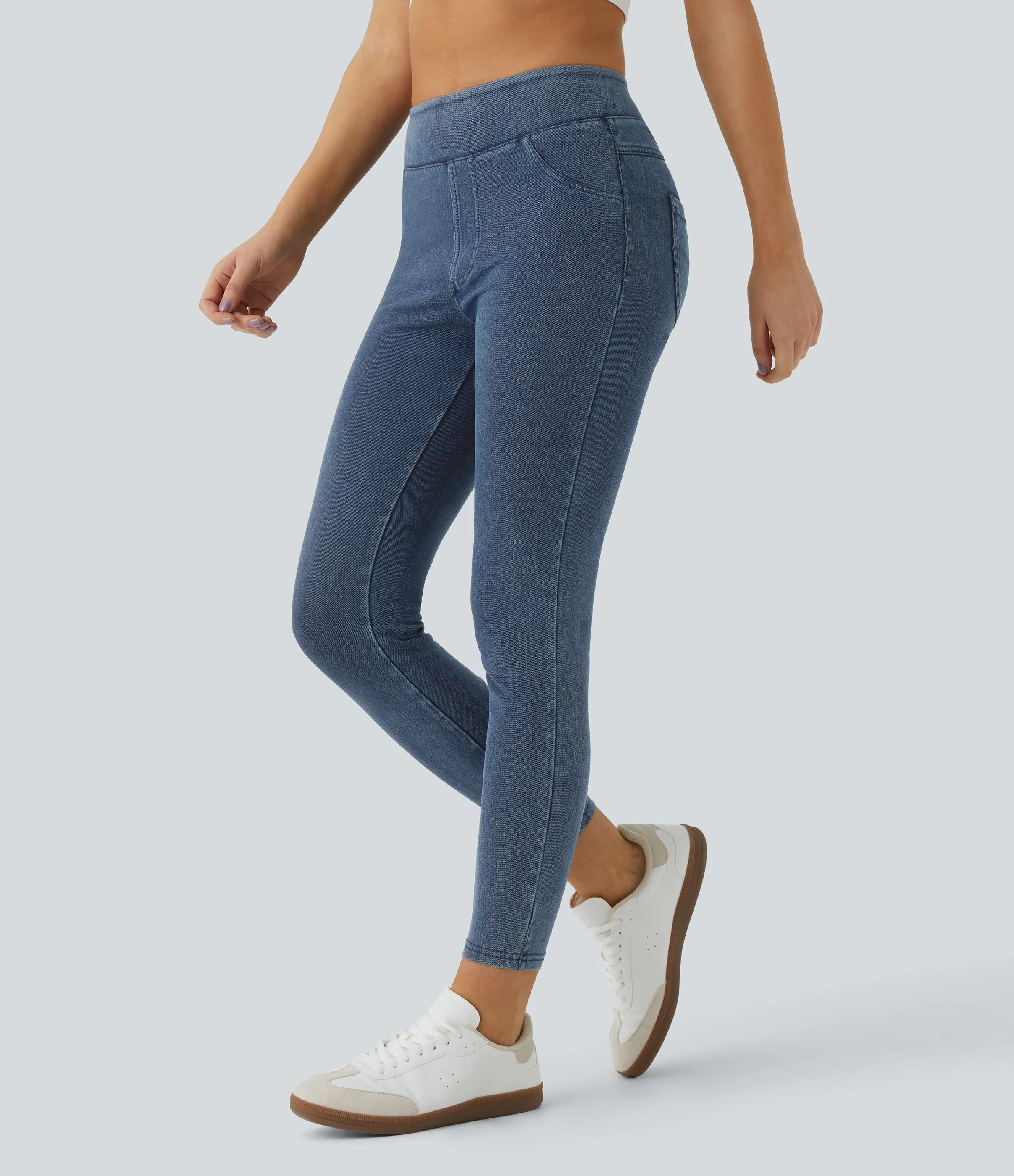 Halara Flex™ Jeans made from stretchy knit denim