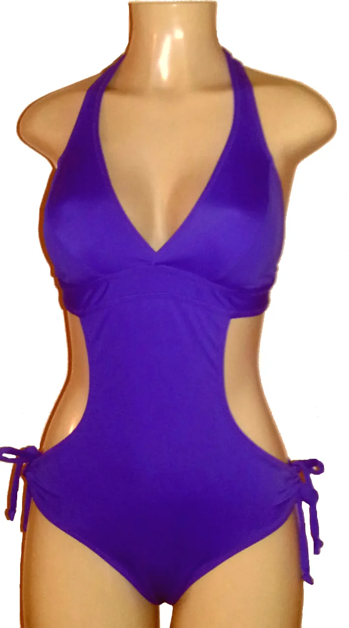 Halter Neck Monokini Swimsuit