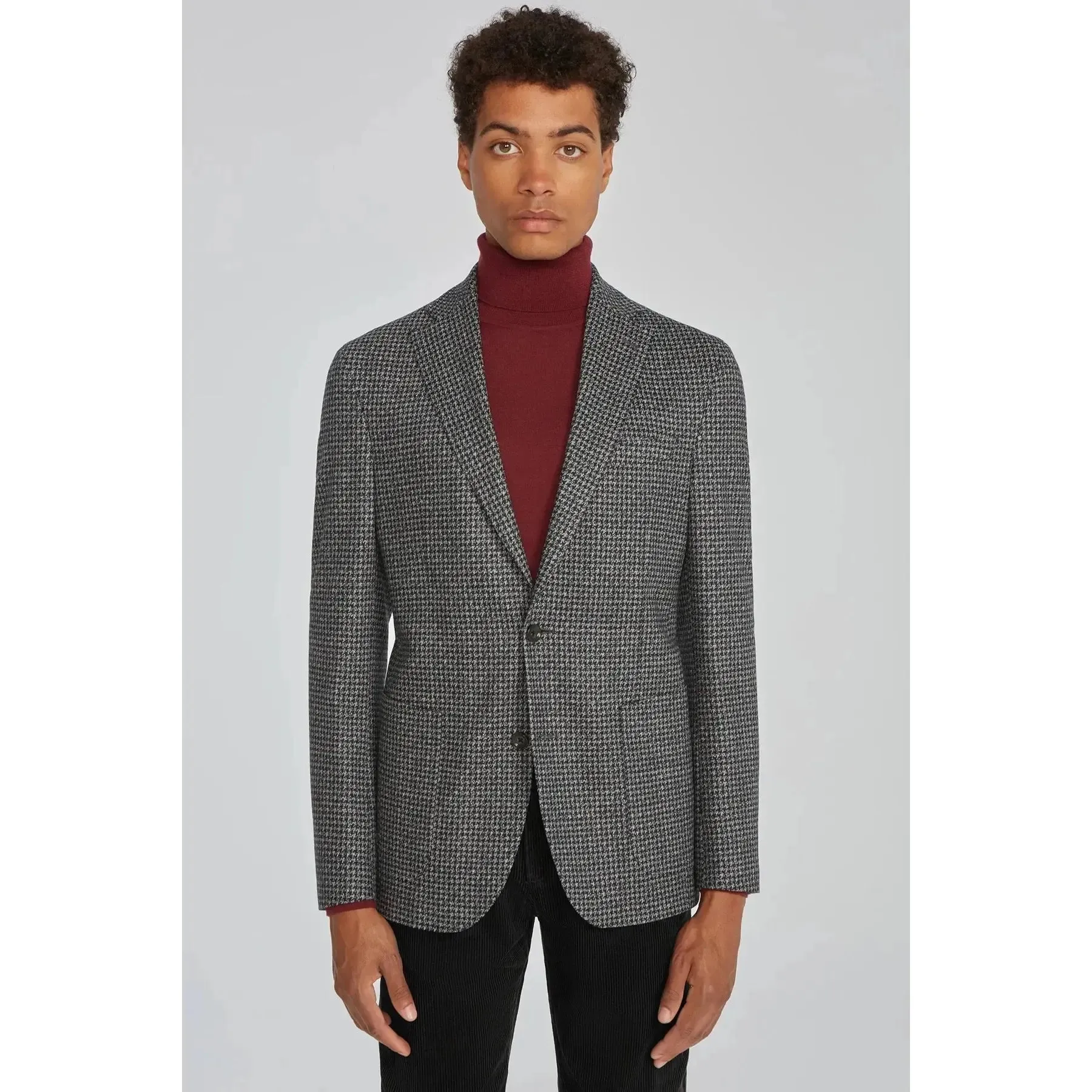 HAMPTON HOUNDSTOOTH JERSEY STRETCH