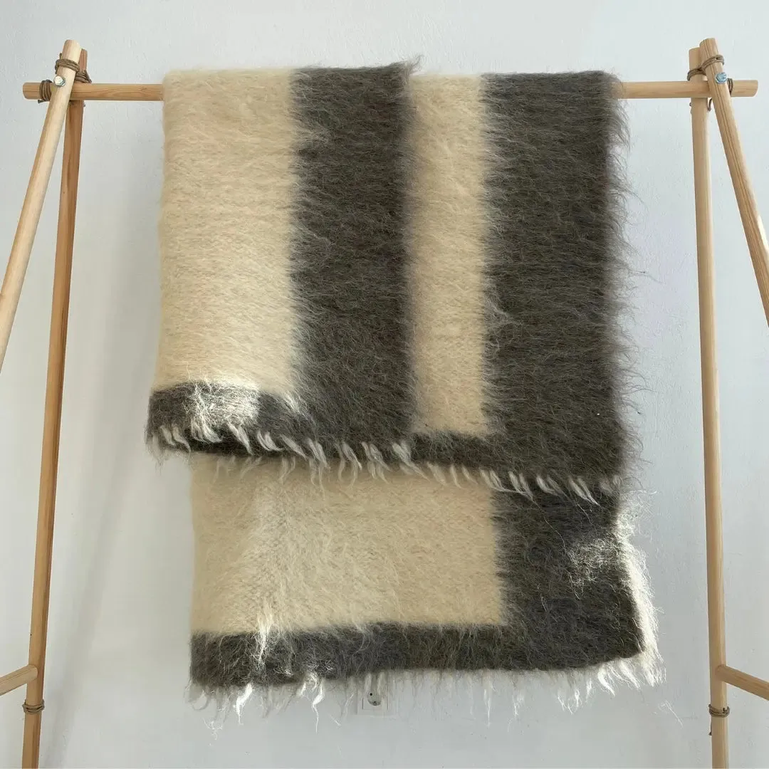 Heavy Throw Blanket Wool Organic