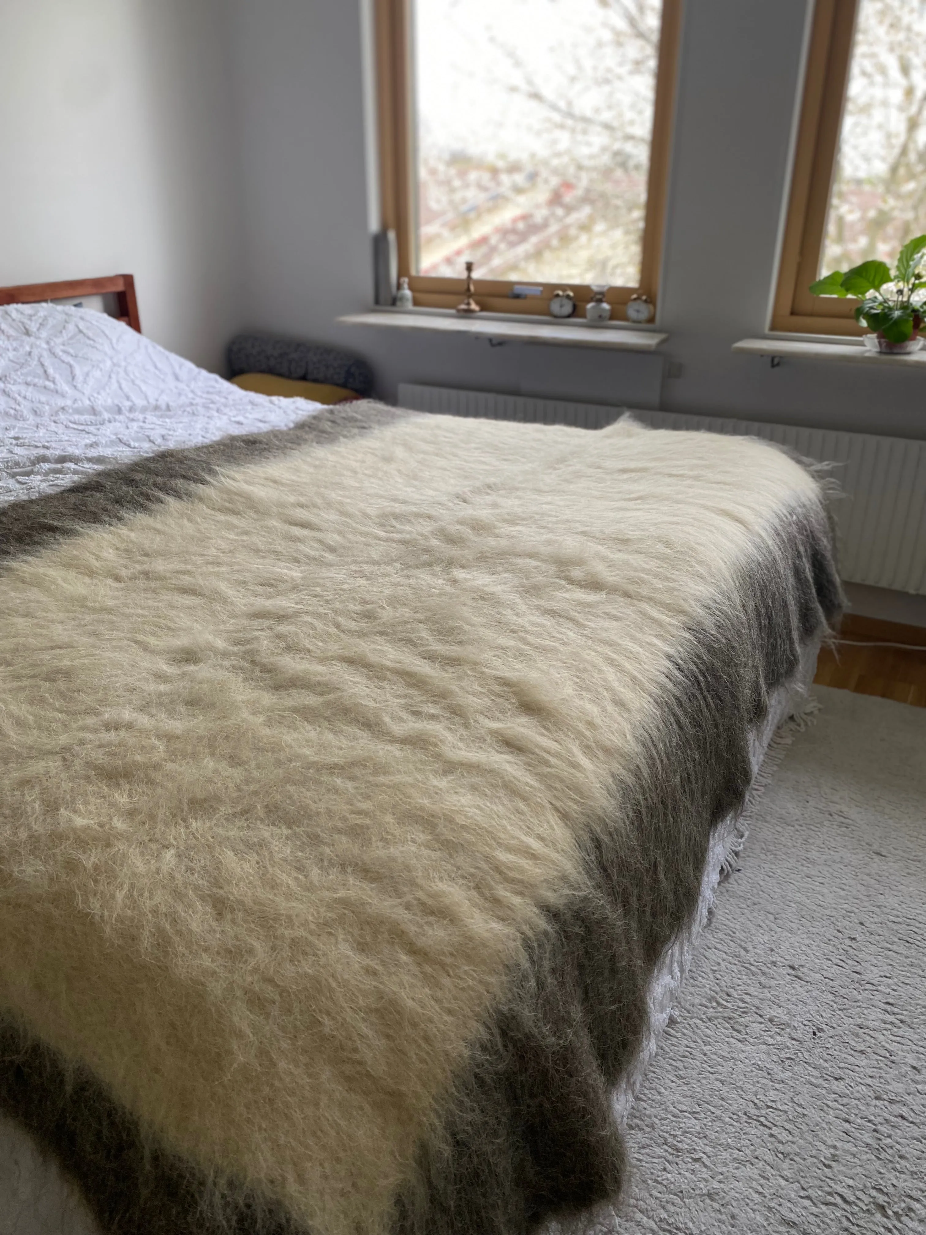 Heavy Throw Blanket Wool Organic