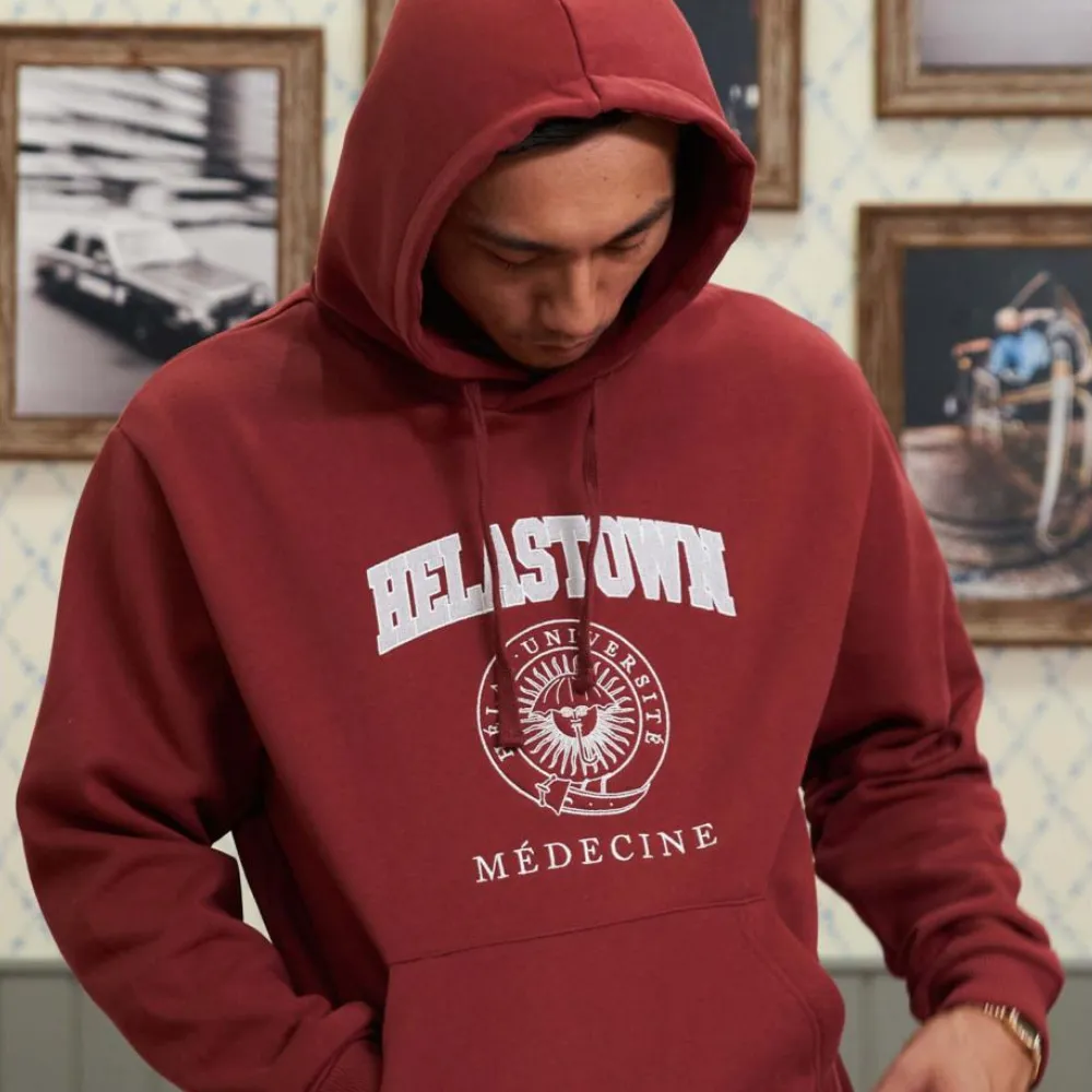 Helas Helastown Hoodie | Burgundy