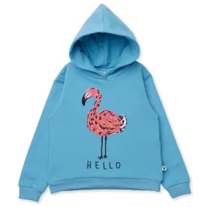 Hello Flamingo Furry Hood