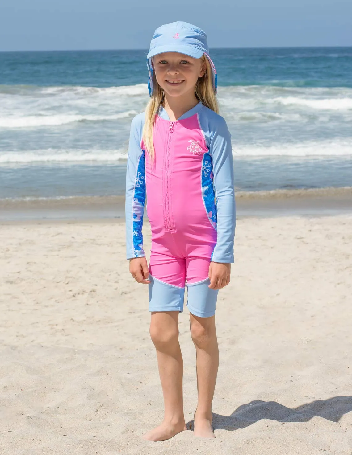 High Tide One Piece Sunsuit - Purple Wave