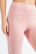 HIGH WAIST CAPRI BASIC YOGA LEGGINGS W KEYHOLE