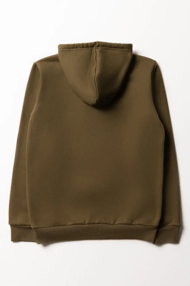 Hoodie Olive Green