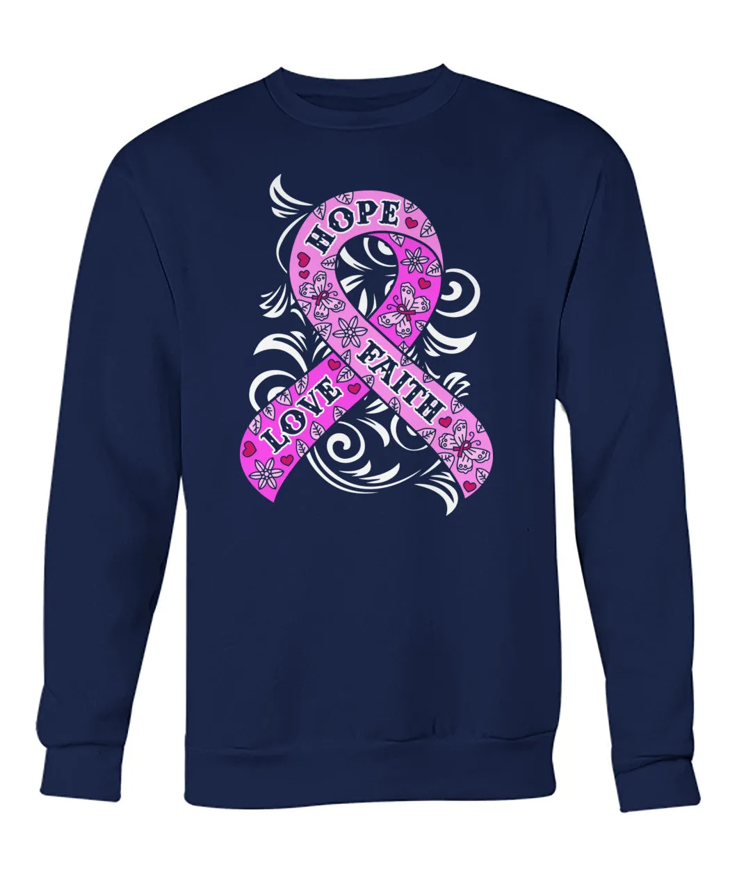 Hope Love Faith Hoodies and Sweatshirts