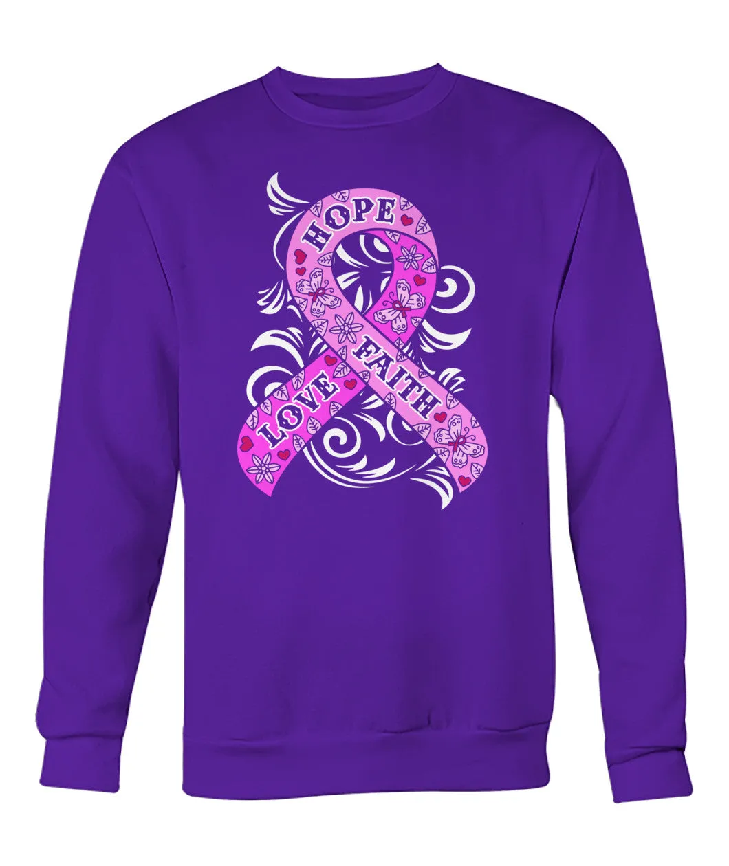 Hope Love Faith Hoodies and Sweatshirts