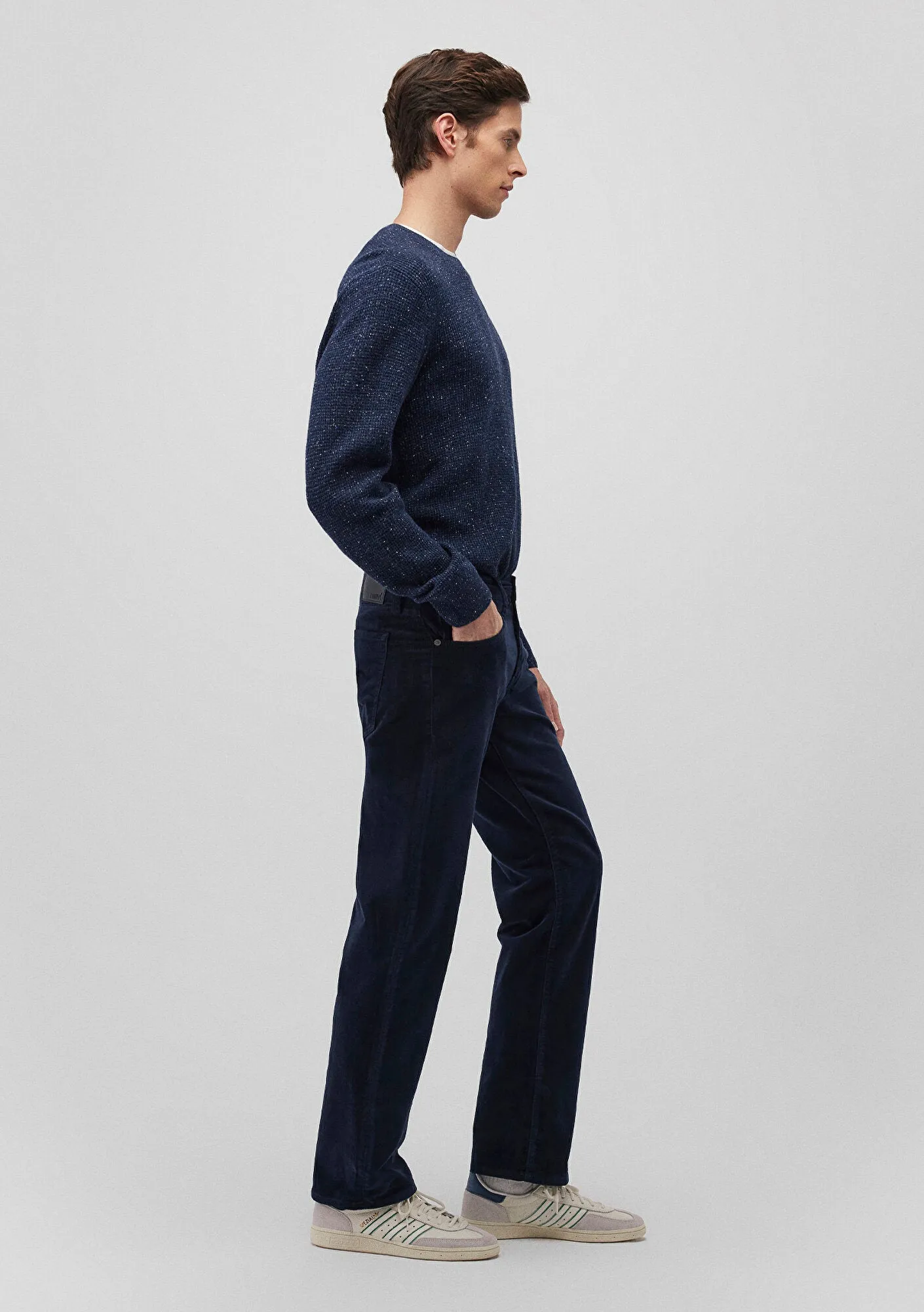 Hunter Navy Blazer Corduroy Pants