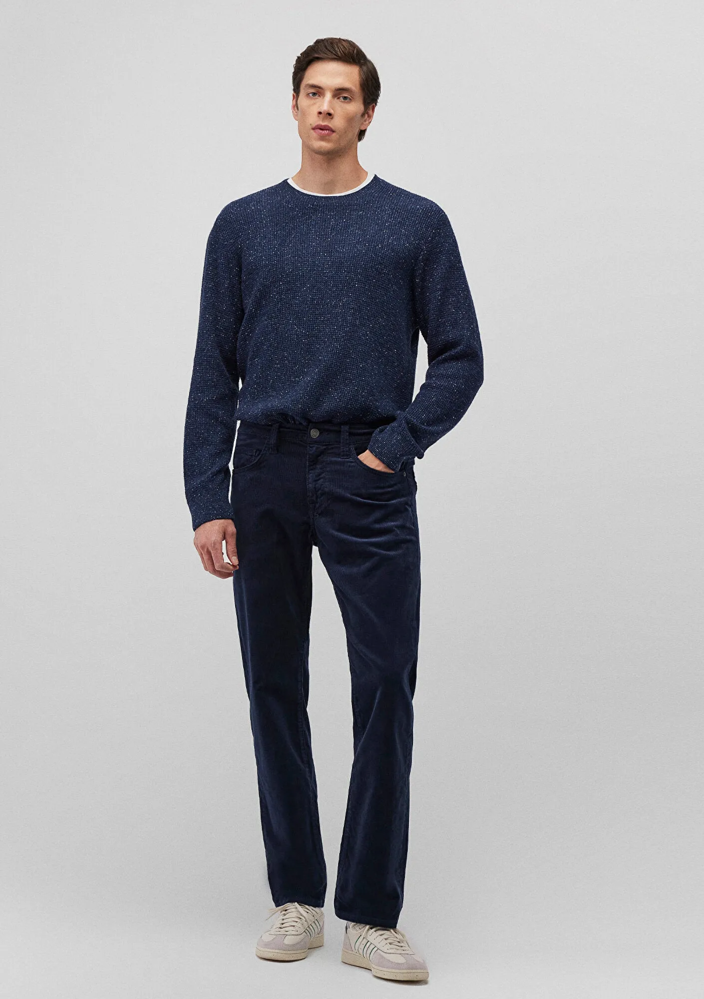 Hunter Navy Blazer Corduroy Pants
