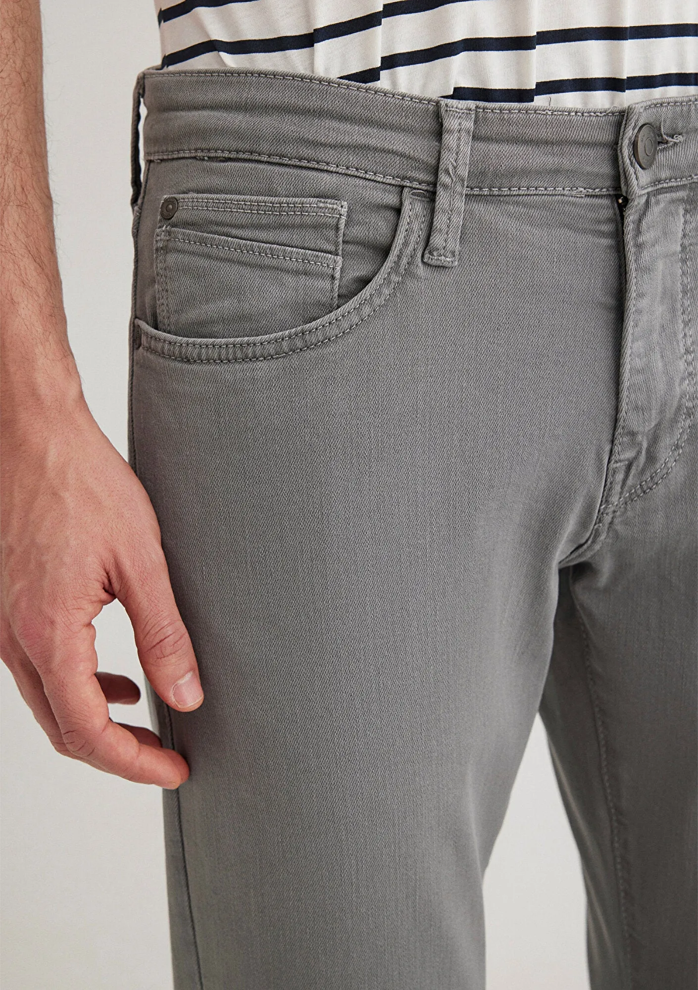Hunter Pewter Comfort Gabardine Pants