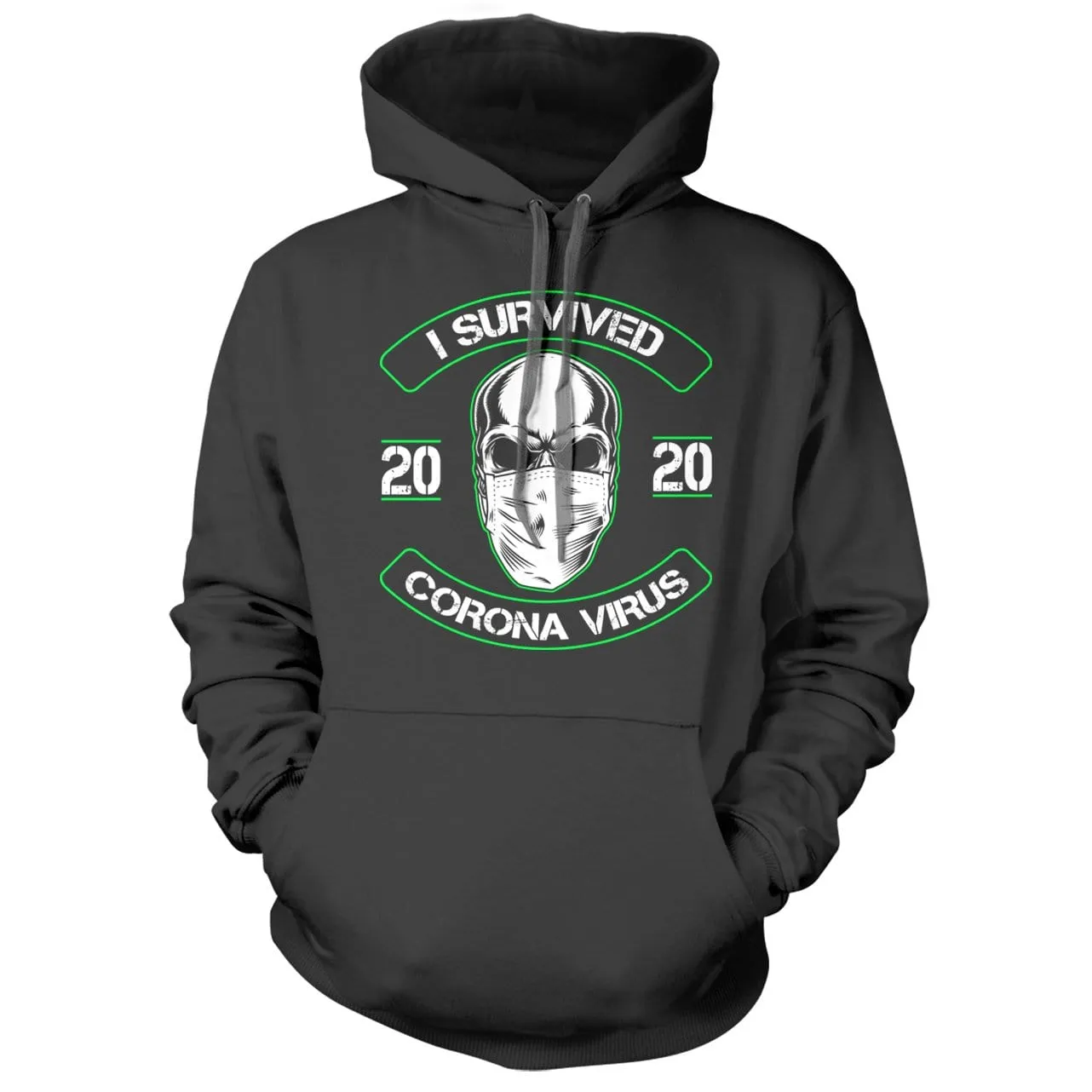 I Survived Face Mask Hoodie