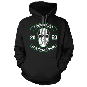 I Survived Face Mask Hoodie