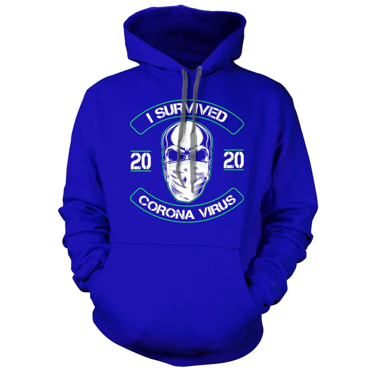 I Survived Face Mask Hoodie