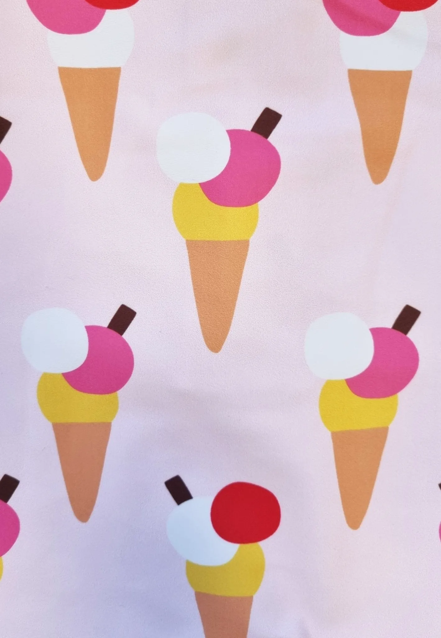 Ice Cream Cones Print Kids' Swimsuit