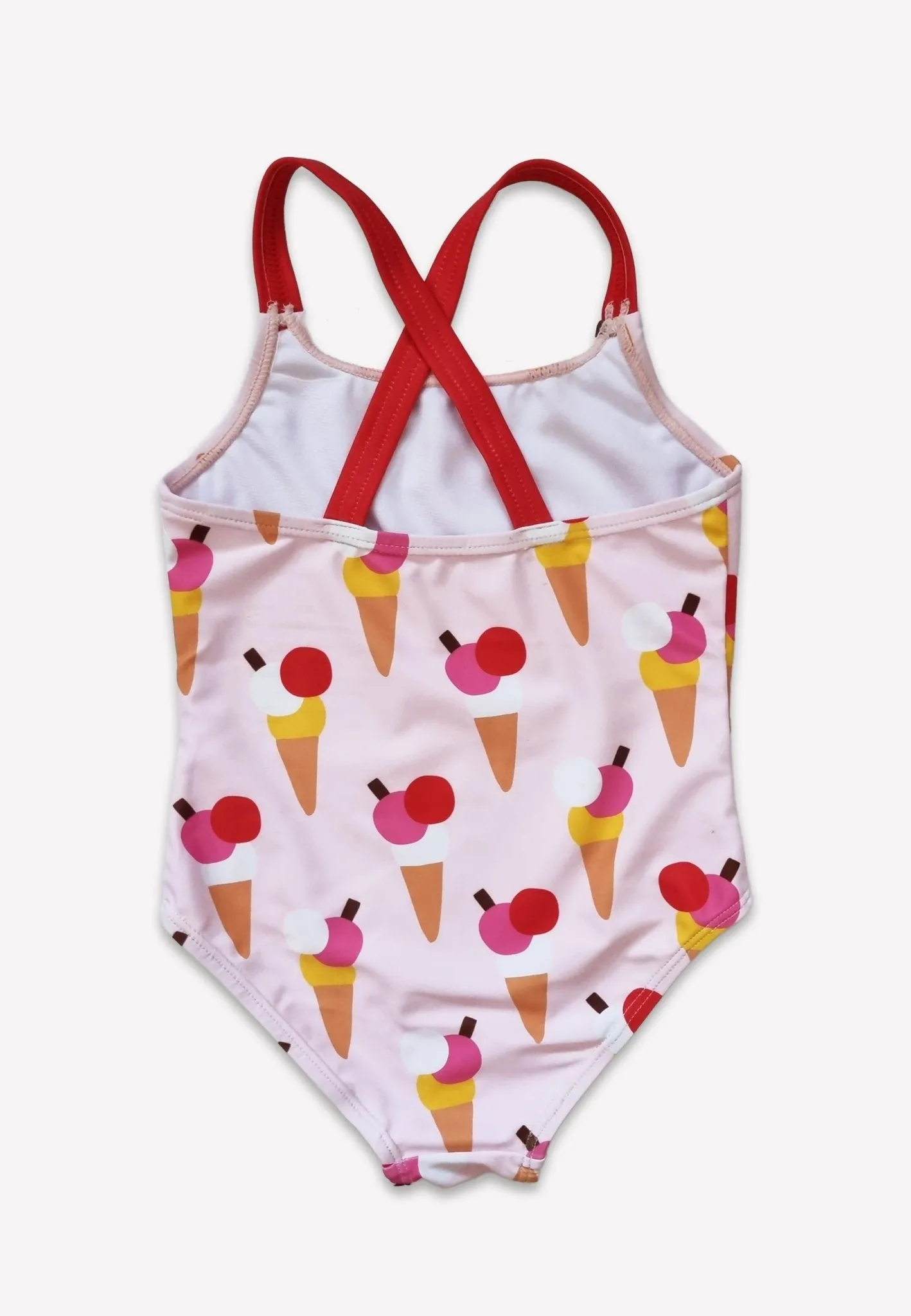 Ice Cream Cones Print Kids' Swimsuit