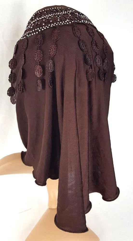 Ice Silk Toddler Kids Children Hijab Islamic Scarf Shawls -0863