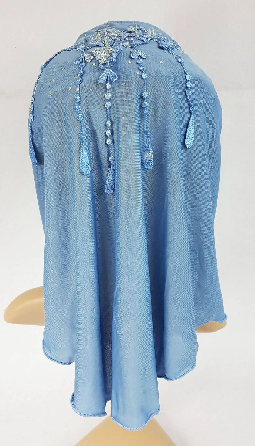 Ice Silk Toddler Kids Children Hijab Islamic Scarf Shawls -0913