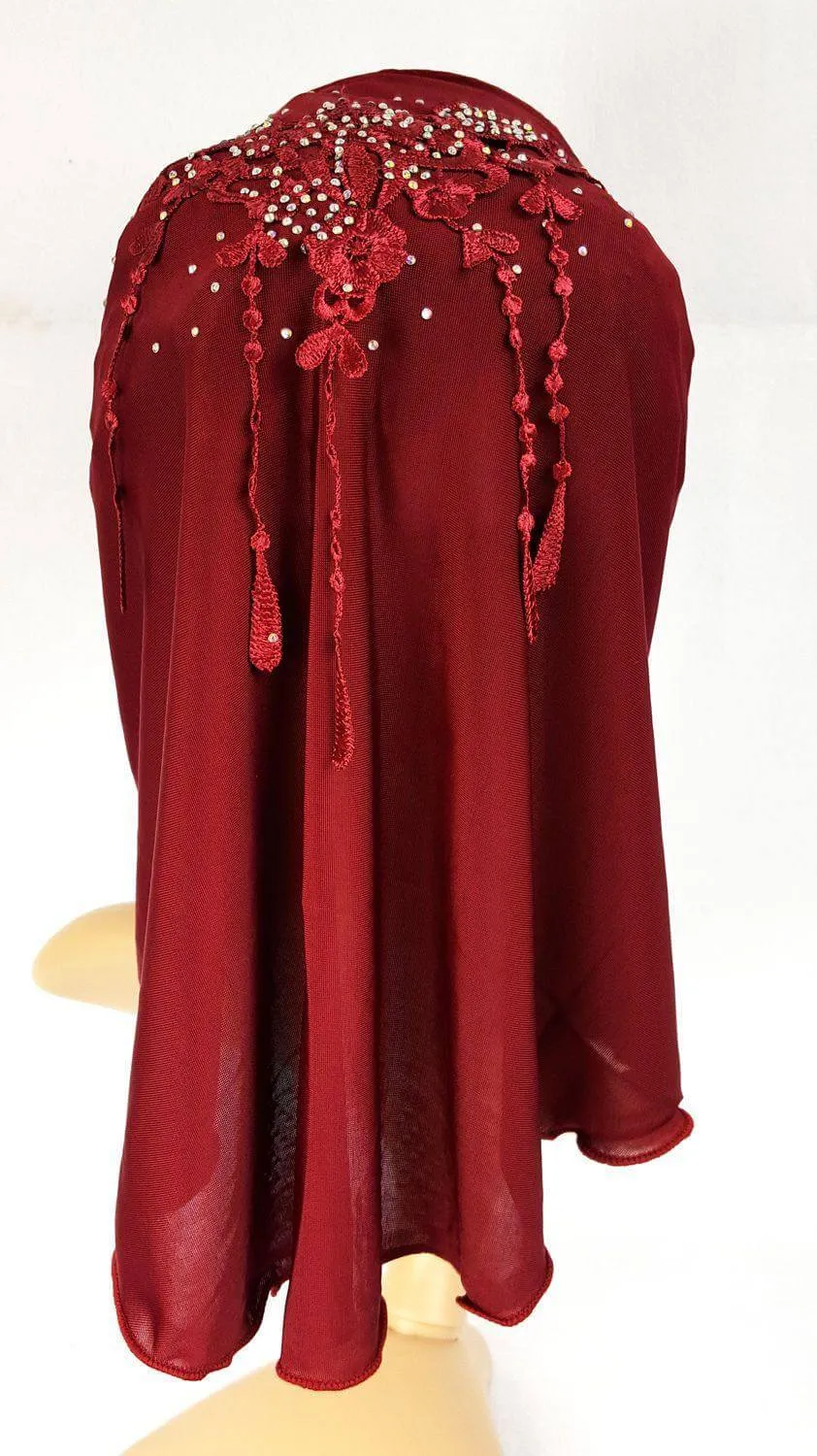 Ice Silk Toddler Kids Children Hijab Islamic Scarf Shawls -0913