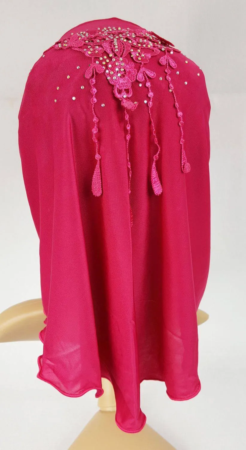 Ice Silk Toddler Kids Children Hijab Islamic Scarf Shawls -0913