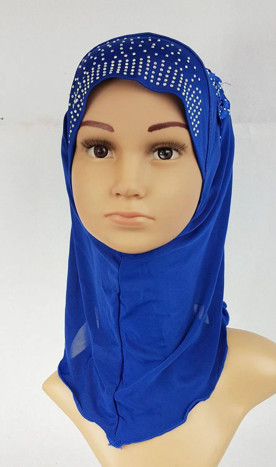 Ice Silk Toddler Kids Children Hijab Islamic Scarf Shawls -0913