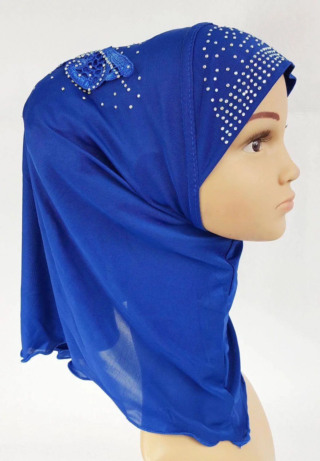 Ice Silk Toddler Kids Children Hijab Islamic Scarf Shawls -0913