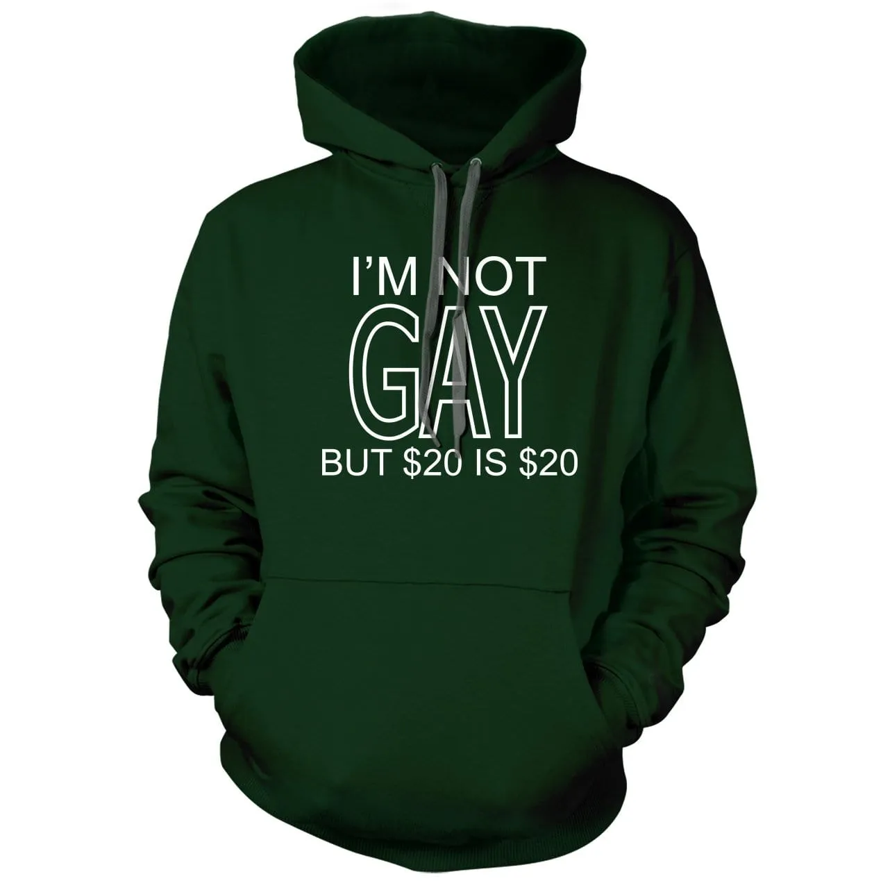 I'm Not Gay But $20 Is $20 Hoodie