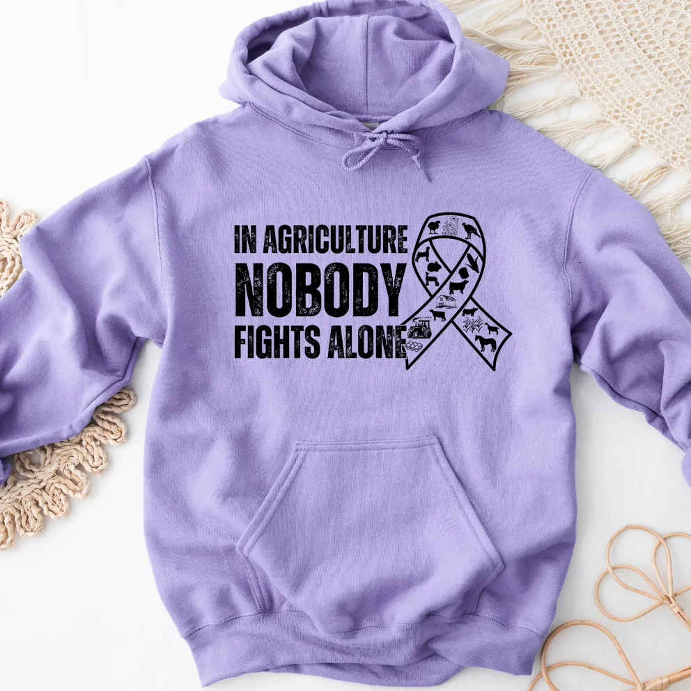 In Agriculture Nobody Fights Alone Hoodie (S-3XL) Unisex - Multiple Colors!