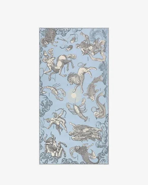 INOUI EDITIONS | Scarf 100 Astrology | Light Blue