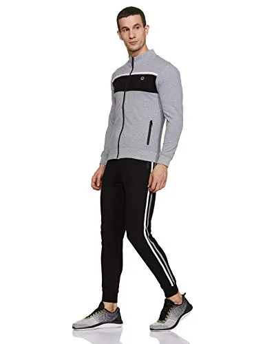 Integriti Men's TRACK SUIT (INT-TS-203-F_GREY_S)
