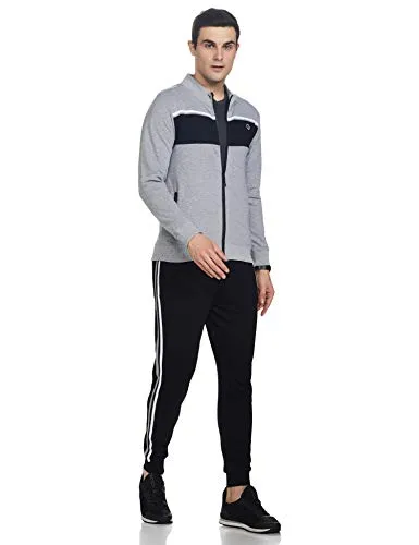 Integriti Men's TRACK SUIT (INT-TS-203-F_GREY_S)