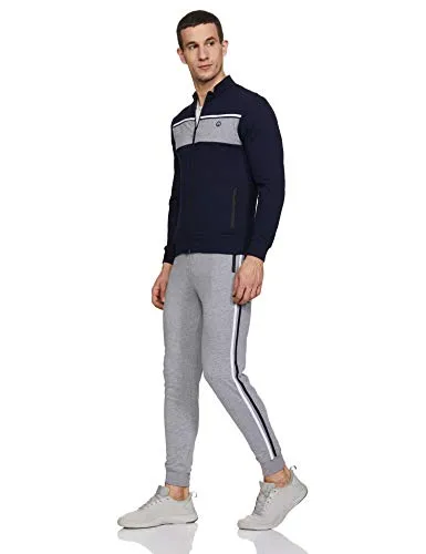 Integriti Men's TRACK SUIT (INT-TS-203-F_NAVY_L)