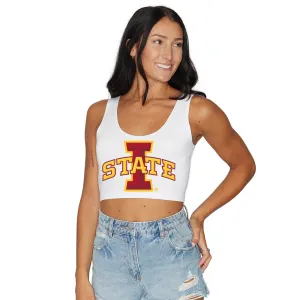 Iowa State White Crop Tank