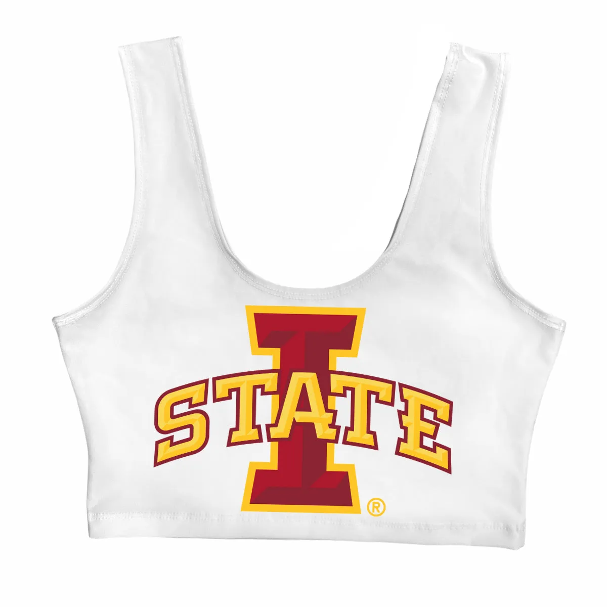 Iowa State White Crop Tank