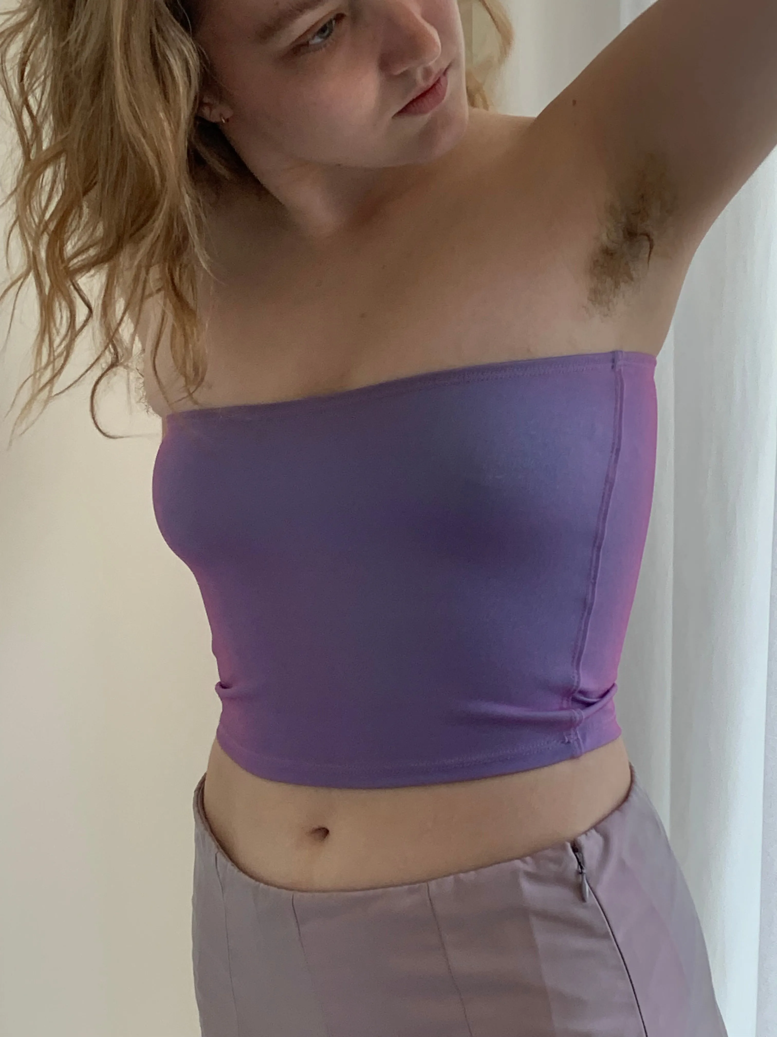 Iridescent tube top