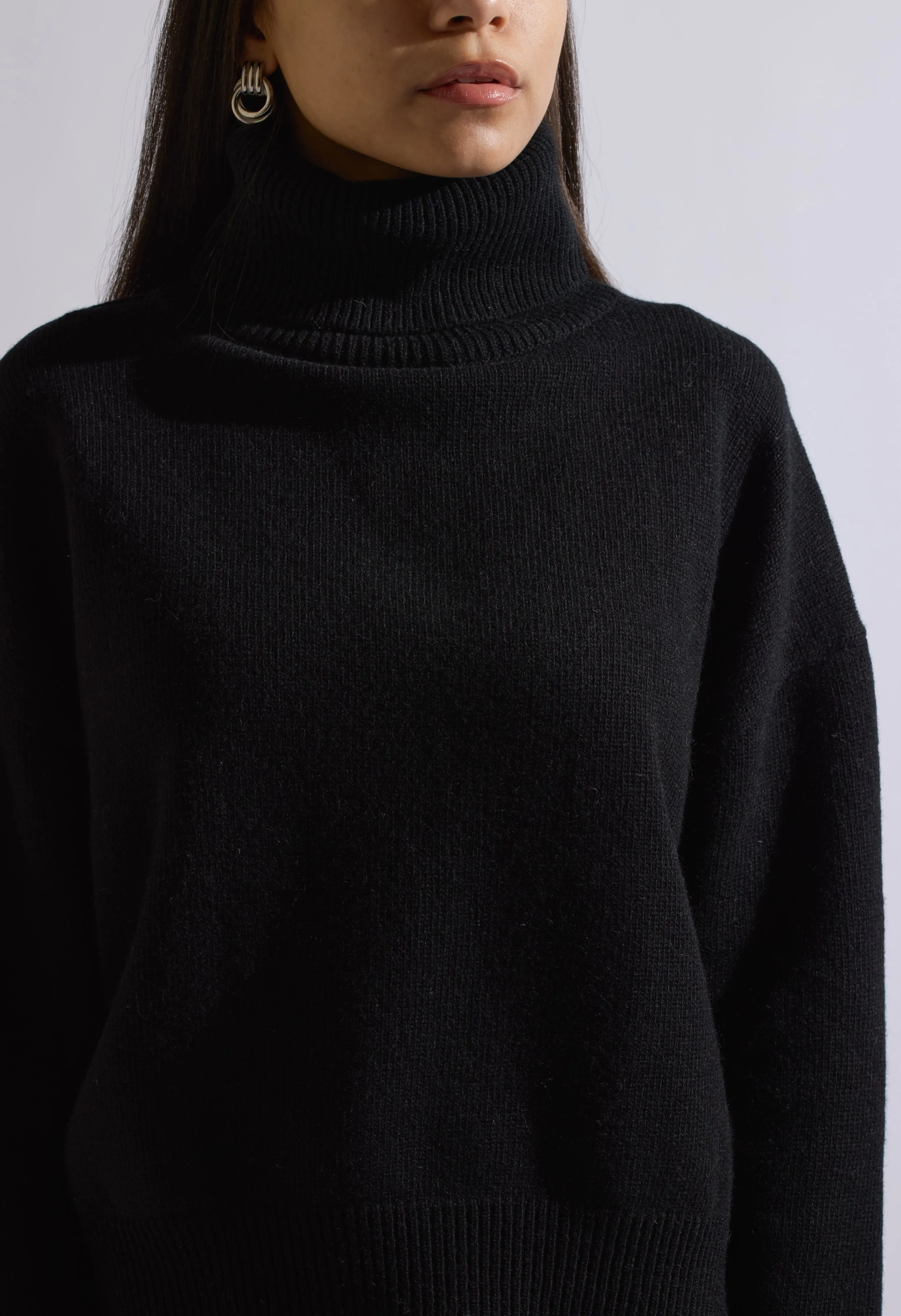 Jessie Wool Sweater Black Set