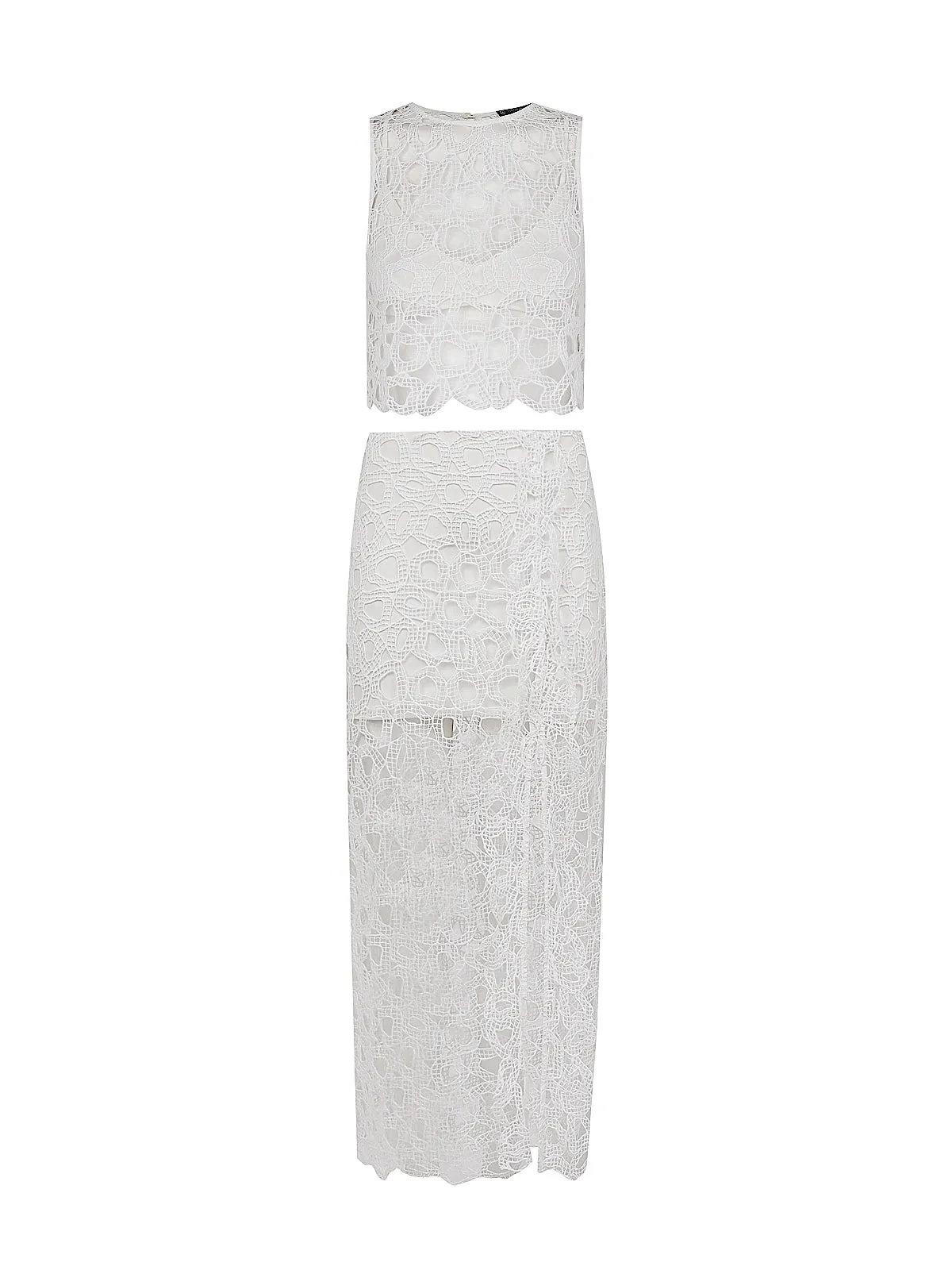 Joelle Short Blouse-Joelle Midi Skirt