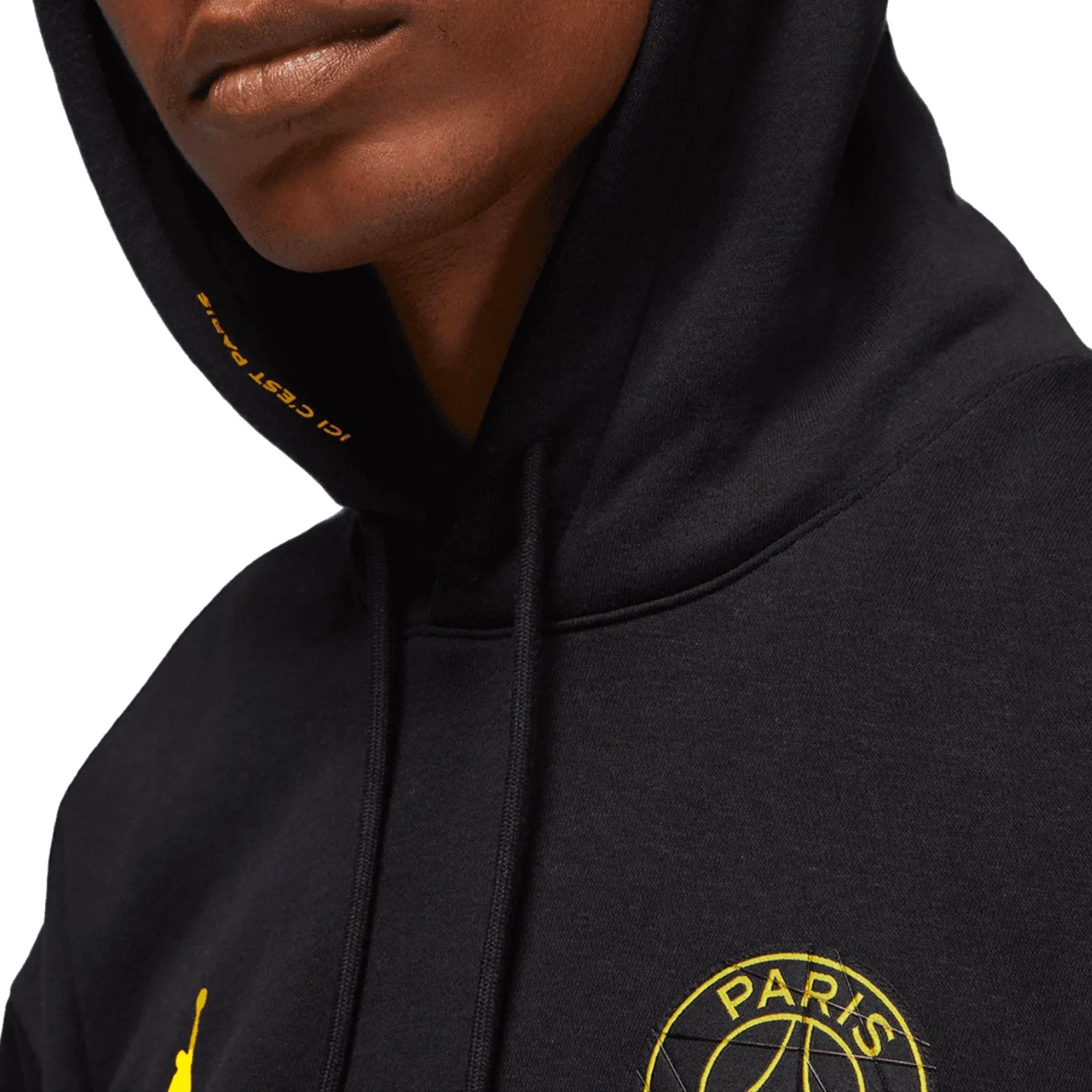 Jordan x PSG Casual Fleece fanwear presentation tracksuit 2023 black - Jordan