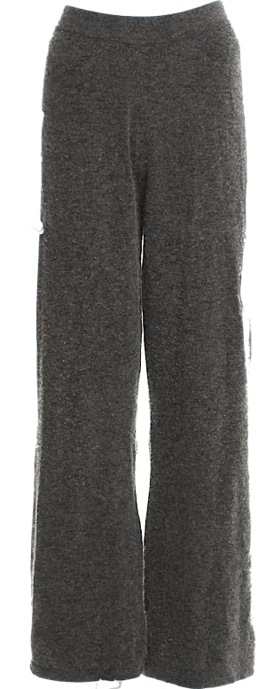 Joseph London. Grey Cashmere/Wool Blend Wide Leg Pants