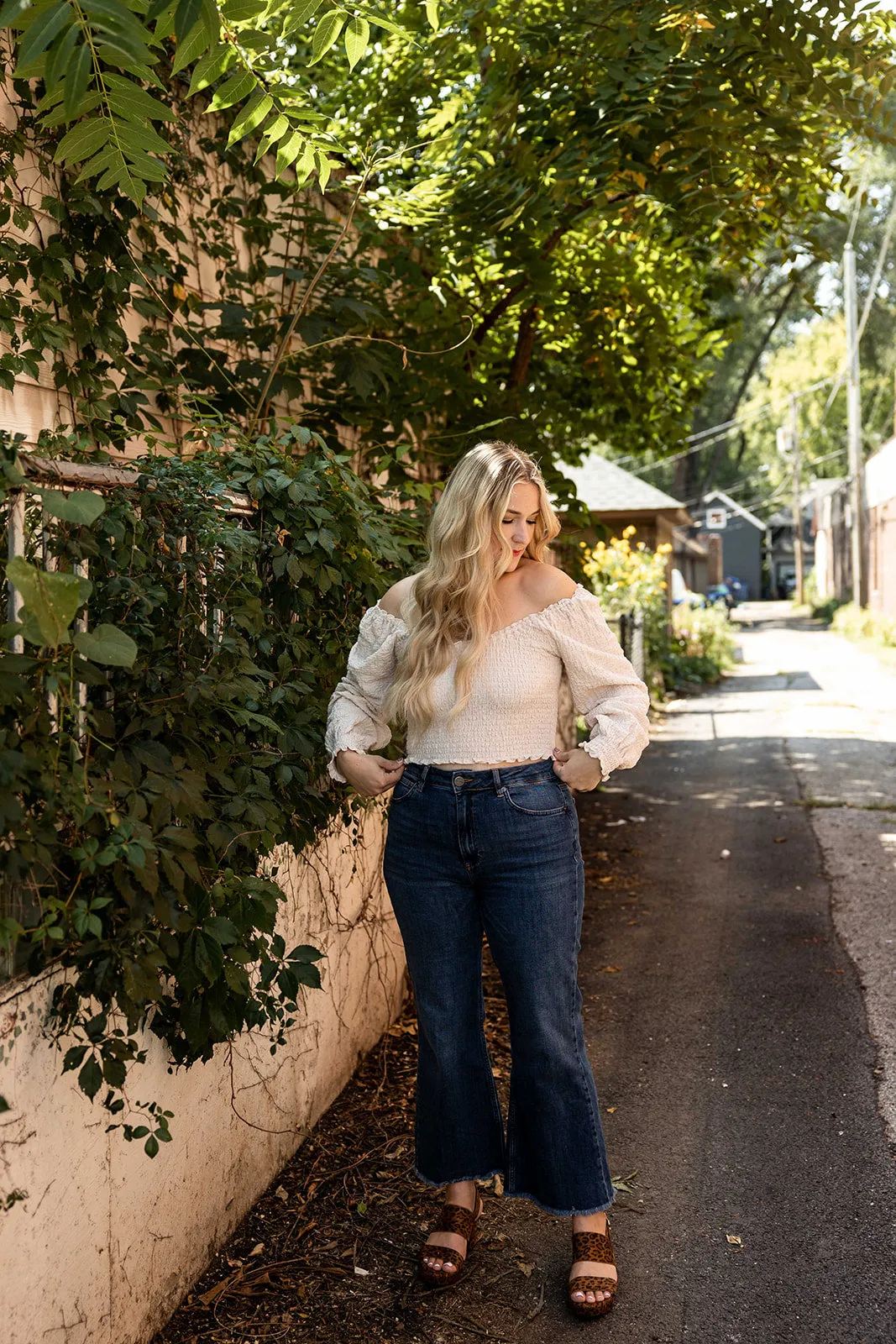 kayson top in cream