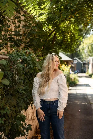 kayson top in cream