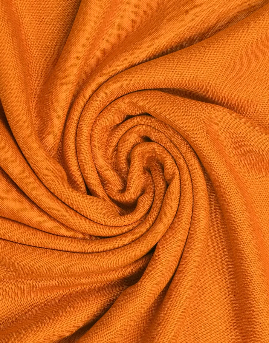 KHAS STORES - Plain Wool Shawl-Mustard