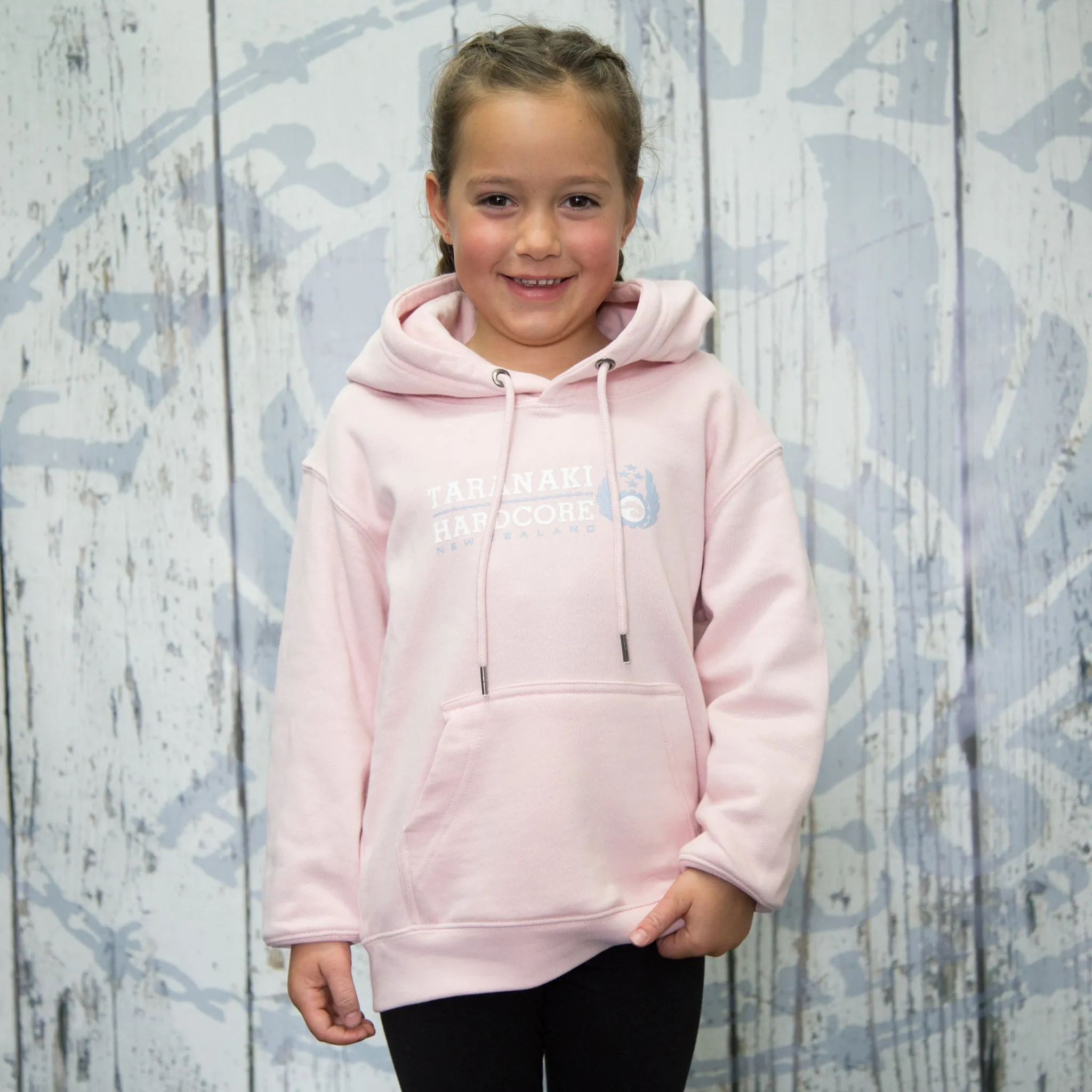 Kids Mountain to Sea Hood - Pink
