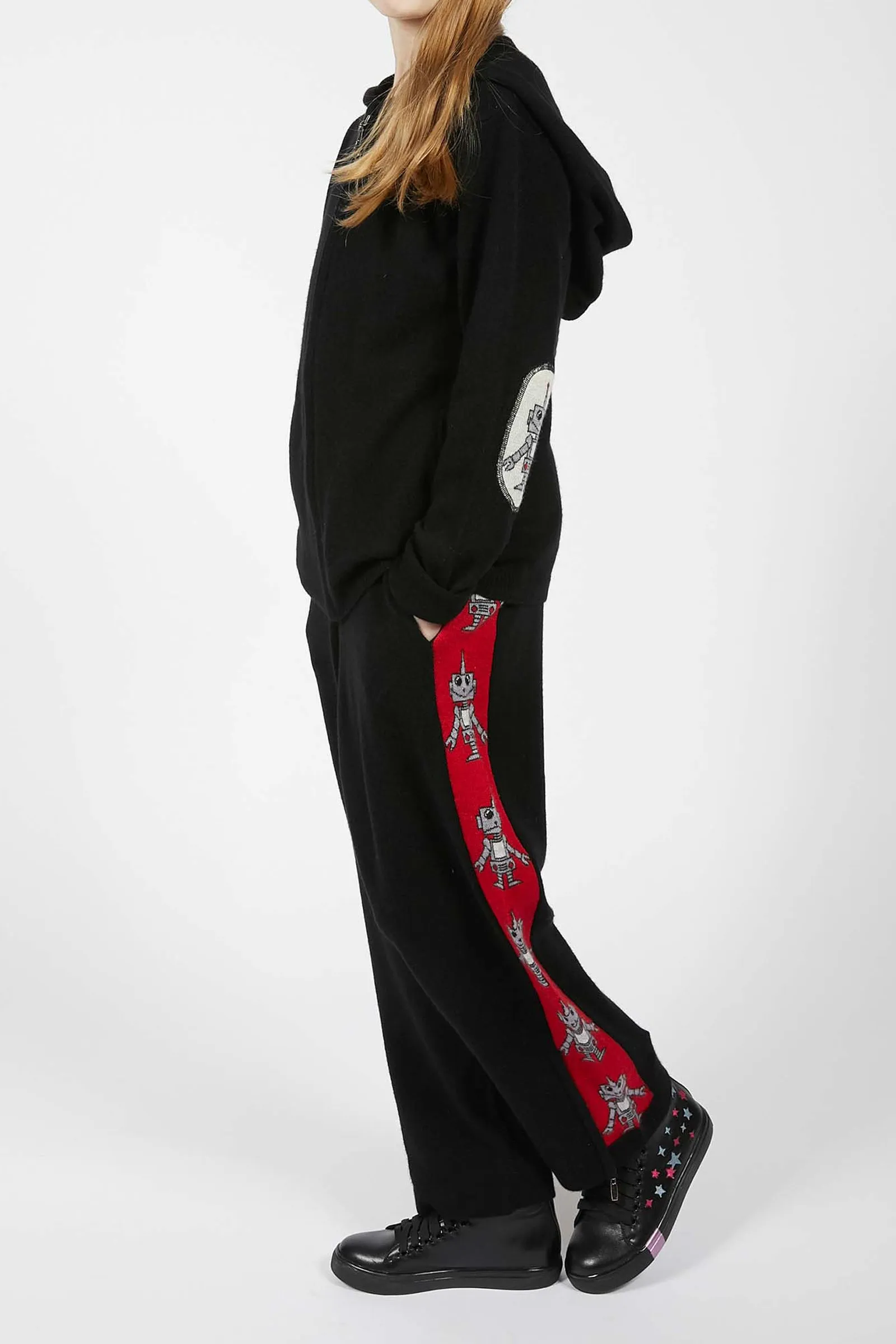 Kids Robot Cashmere Track Pants