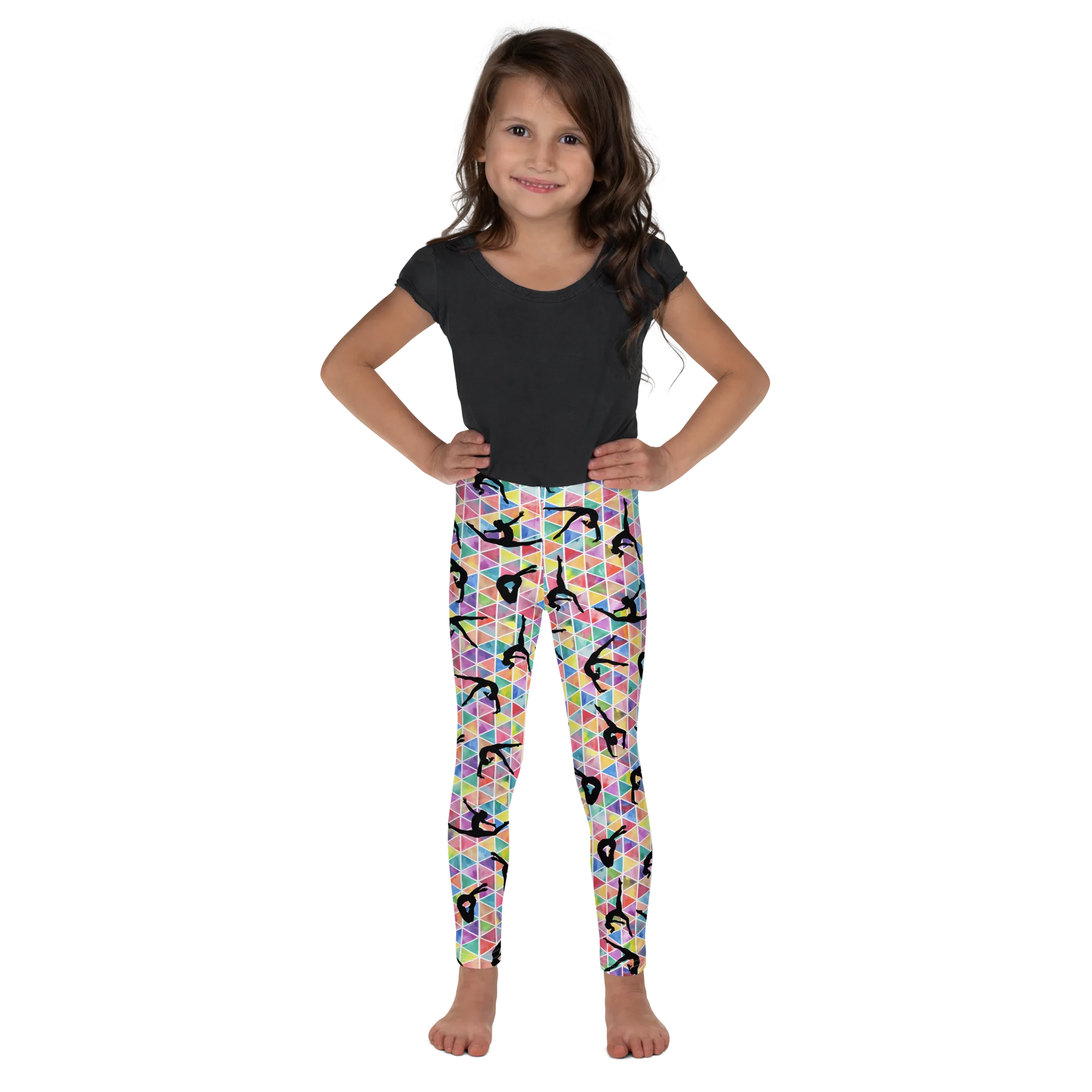 Kids/Youth Geometric Gymnasts Leggings