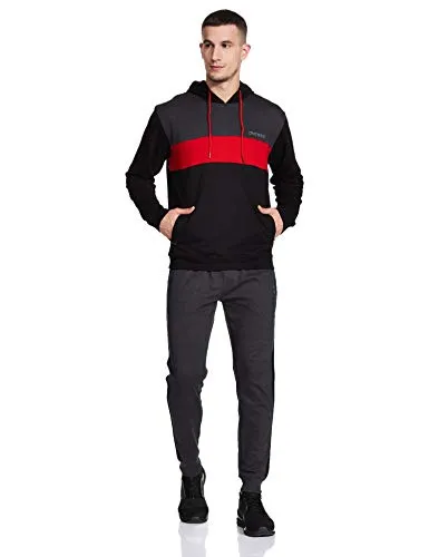 KILLER Track Suit,KJ-TS-F-102 R/L BKAM,Black,M, black/anthra melange